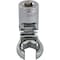 Dynamic Tools 3/8"Dr SAE 5/8" Flex Head, Crow Foot Flare Nut Socket, Chrome D008650 - alternate 1